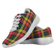 Buchanan Modern Scottish Clan Tartan Sneakers Blue For Men & Women