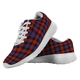 Broun Modern Scottish Clan Tartan Sneakers Blue For Men & Women