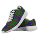 Adam Hunting Scottish Clan Tartan Sneakers Blue For Men & Women - kittentee