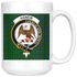 Agnew Hunting Clan Badge Coffee Mug - Size 15oz