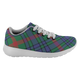 Aiton Ancient Scottish Clan Tartan Sneakers Blue For Men & Women - kittentee