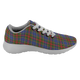 Bethune Scottish Clan Tartan Sneakers Blue For Men & Women - kittentee