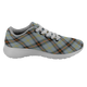 Bell Scottish Clan Tartan Sneakers Blue For Men & Women - kittentee