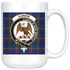 Agnew Clan Badge Coffee Mug - Size 15oz