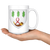 Arms Of Burnett Of Leys Coffee Mug - Size 15oz