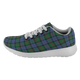 Baird Scottish Clan Tartan Sneakers Blue For Men & Women - kittentee