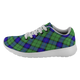 Armstrong Scottish Clan Tartan Sneakers Blue For Men & Women - kittentee