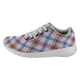 Boswell Modern Scottish Clan Tartan Sneakers Blue For Men & Women