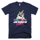 Girls Kids Unicorns Rainbow Are Born In April Birthday T-Shirt - kittentee