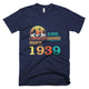 Birthday Gifts Retro Legendary Since April 1939 T-Shirt - kittentee