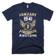 Awesome January 1941 Birthday T-Shirt - kittentee