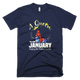 A Queen Was Born In January Birthday T-Shirt - kittentee