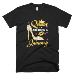 Women Queens Are Born In January T-Shirt