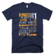 Kings Are Born In April Birthday T-Shirt - kittentee