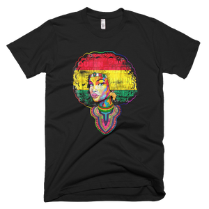 Dashiki Afro Educated Black Melanin January T-Shirt - kittentee