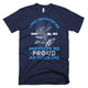 I Once Protected Him Now He Protects Me, Air Force Dad Father Day T-Shirt