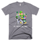 Leprechaun Borzoi St.Patricks Day Shamrock Funny T-Shirt - kittentee