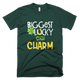 Irish Biggest Lucky Gigi Charm St. Patricks Day Funny T-Shirt - kittentee