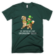 Leprechaun Riding Sloth Irish St Patricks Day Funny T-Shirt - kittentee