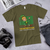 Dabbing Trumprechaun St.Patrick's Day American Flag Funny T-Shirt - kittentee