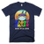 Retro Vintage Daddy Shark Gift For Father Funny T-Shirt
