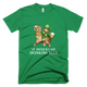 Leprechaun Riding Sloth Irish St Patricks Day Funny T-Shirt - kittentee