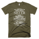 I Have A Crazy Sister Born In April Birthday T-Shirt - kittentee