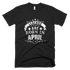 Mens Legends Are Born In April Birthday T-Shirt