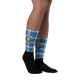 Muirhead Blue Scottish Clan Tartan Socks - kittentee