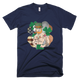 St. Patricks Day Irish American Flag Ireland Shamrock T-Shirt