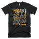 Kings Are Born In April Birthday T-Shirt - kittentee