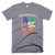 St.Patricks Day Shamrock American Flag T-Shirt