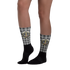 Gray Scottish Clan Tartan Socks