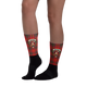 Matheson Red Scottish Clan Tartan Socks - kittentee