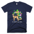 Leprechaun Sloughi Funny St.Patricks Day Shamrock T-Shirt