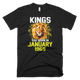 Kings are Born In January 1969 Lion T-Shirt - kittentee