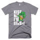 Kiss Me I'm Irish Dabbing Leprechaun St.Patrick's Day T-Shirt - kittentee