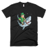 Leprechaun St. Patricks Day Riding Shark Funny T-Shirt