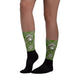Cunningham Dress Green Dancers Clan Plaid Socks