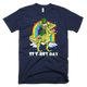 Leprechaun Riding T-Rex Dinosaur T-Shirt