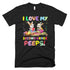 Hanging My Cute Second Grade Peeps Teacher Easter Day T-Shirt