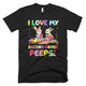 Hanging My Cute Second Grade Peeps Teacher Easter Day T-Shirt
