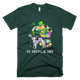 Leprechaun Borzoi St.Patricks Day Shamrock Funny T-Shirt - kittentee