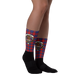 Graham Of Menteith Red Scottish Clan Tartan Socks - kittentee
