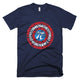 Captain Pi Superhero Shield Funny Math Pi Day T-Shirt