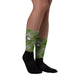 Cunningham Dress Green Dancers Clan Plaid Socks