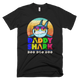 Retro Vintage Daddy Shark Gift For Father Funny T-Shirt