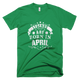 Mens Legends Are Born In April Birthday T-Shirt - kittentee