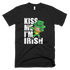 Kiss Me I'm Irish Dabbing Leprechaun St.Patrick's Day T-Shirt
