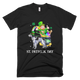 Leprechaun Borzoi St.Patricks Day Shamrock Funny T-Shirt - kittentee
